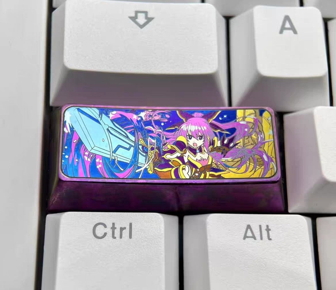 Date A Live Anime Titanium Keycap 2.25u