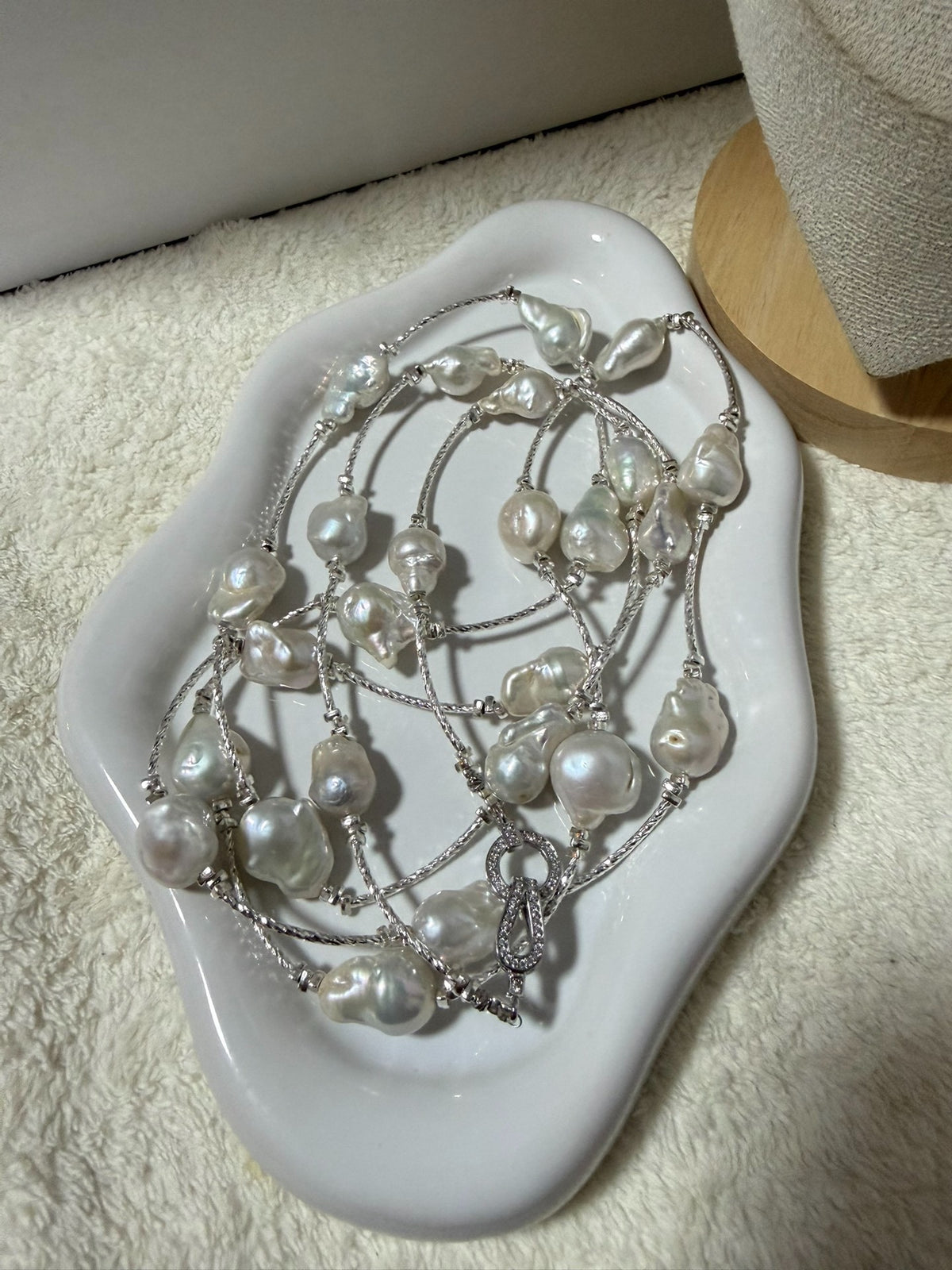 Baroque Pearl Long Necklace 130cm