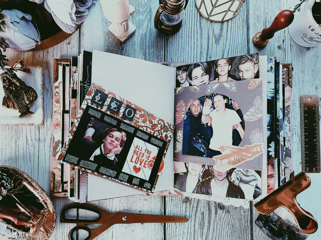 Handmade A5 Vintage Junk Journal Scrapbook