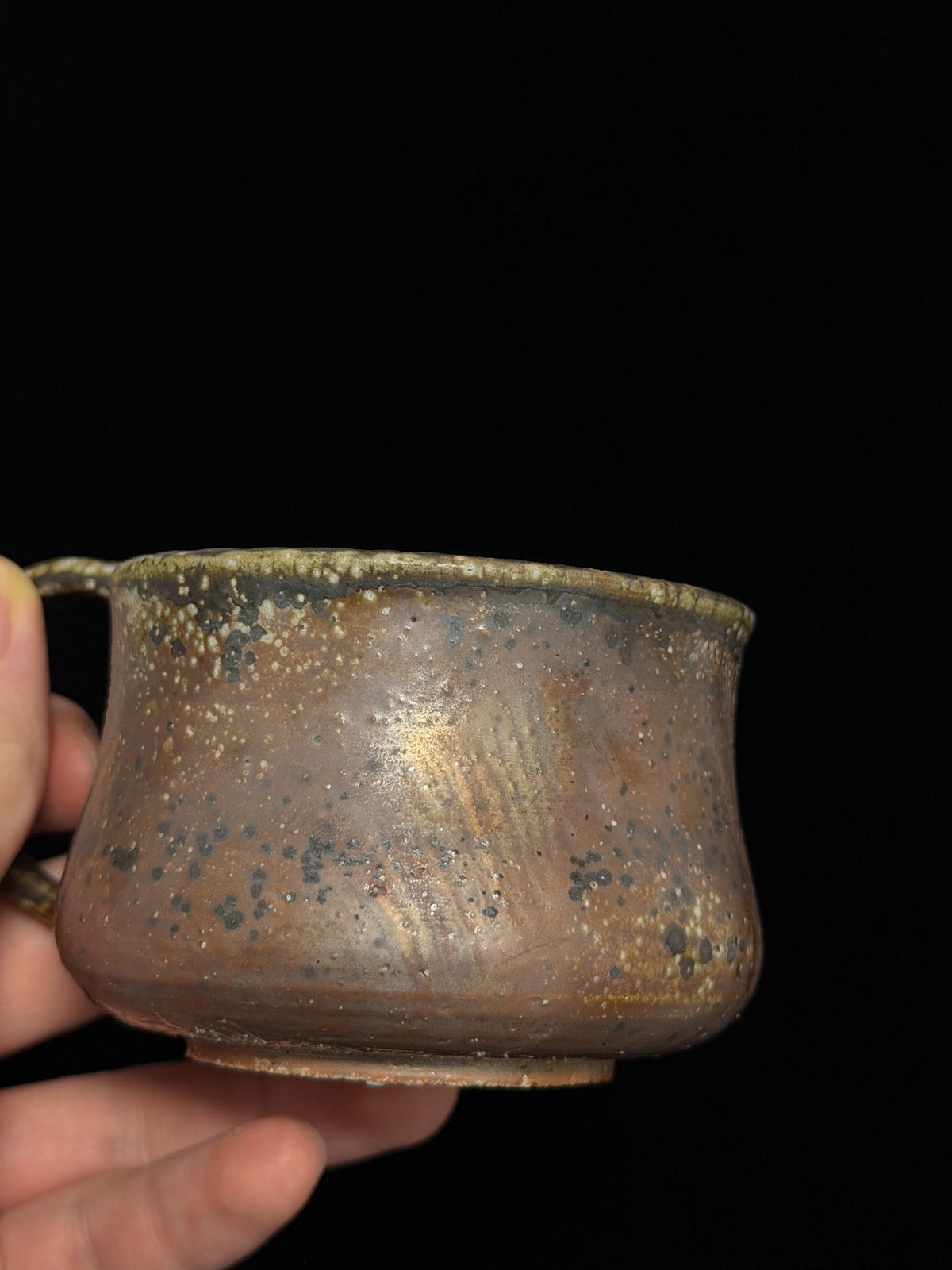 薪窯焼成 陶器のコーヒーマグ 170ml