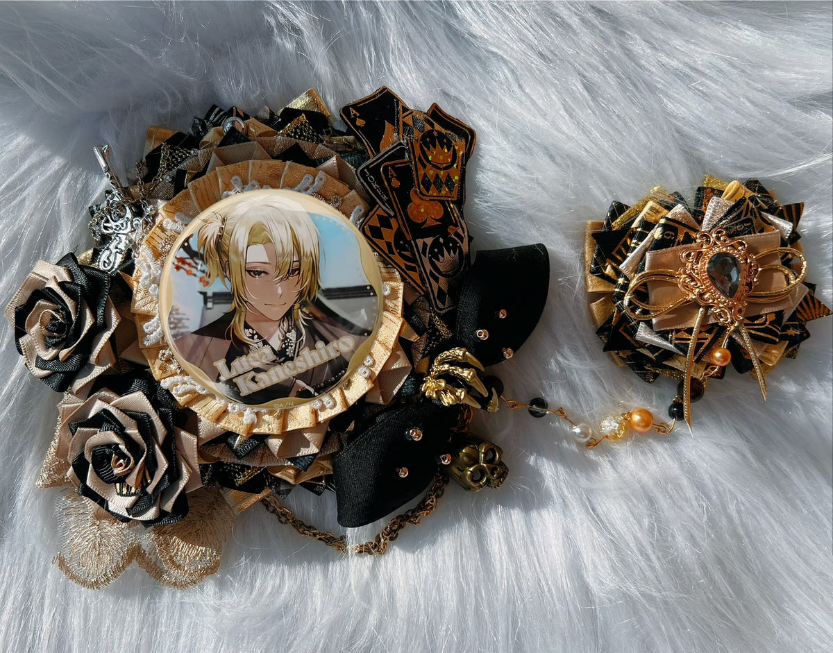 Luca Kaneshiro 56mm Badge Holder with Detachable Tail