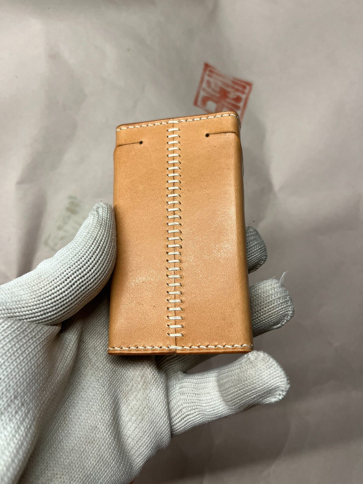 Vegetable Tanned Leather Slim Cigarette Case