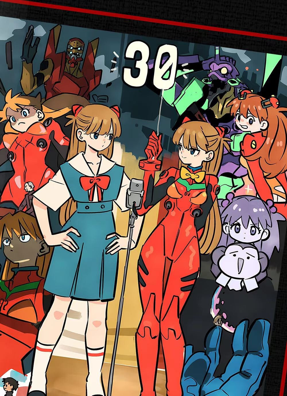 EVA 30th Anniversary Asuka Framed Art