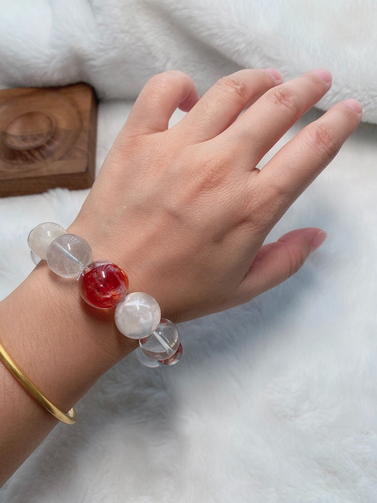 Multi-Gemstone Crystal Bracelet Natural Beads