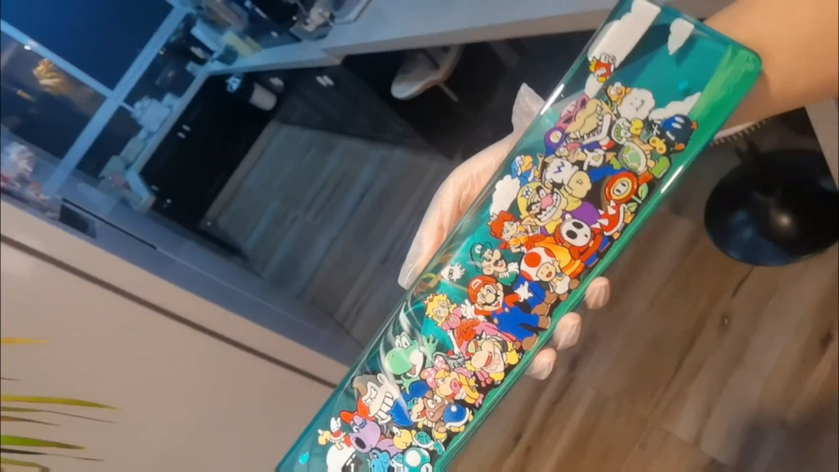 Mario Family Resin Keyboard Wrist Rest