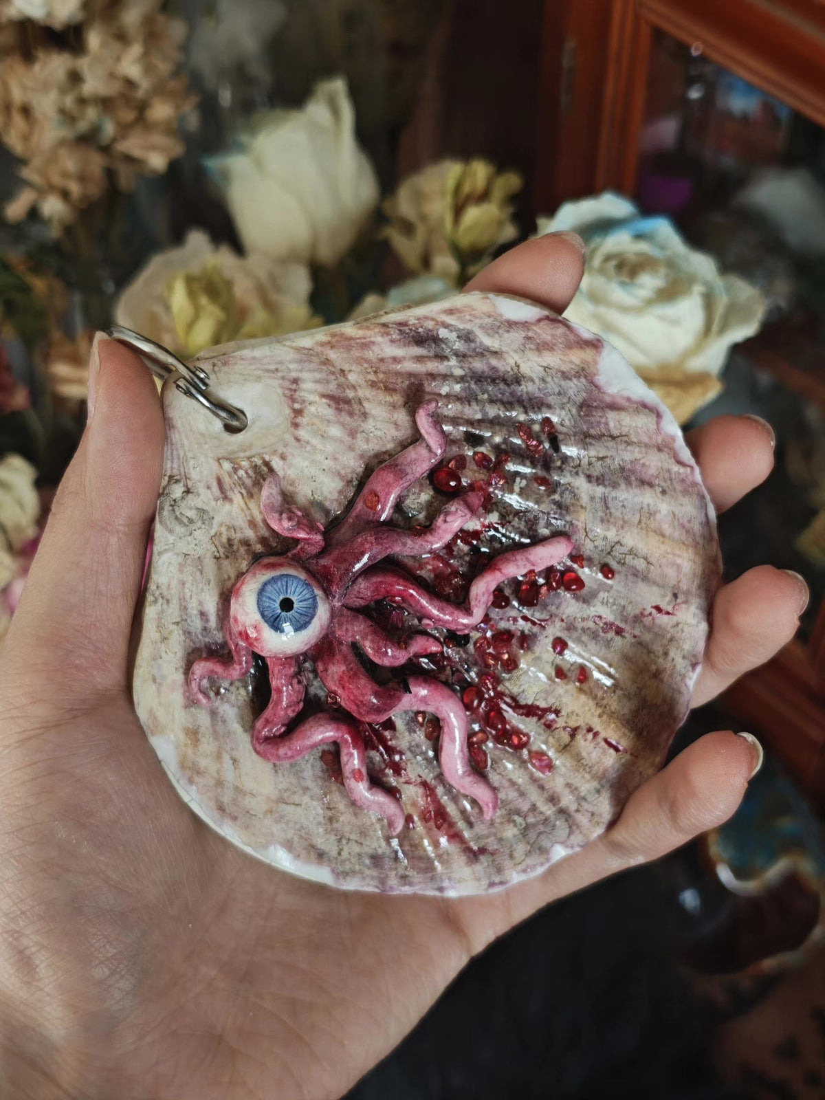 Handcrafted Shell Mini Notebook