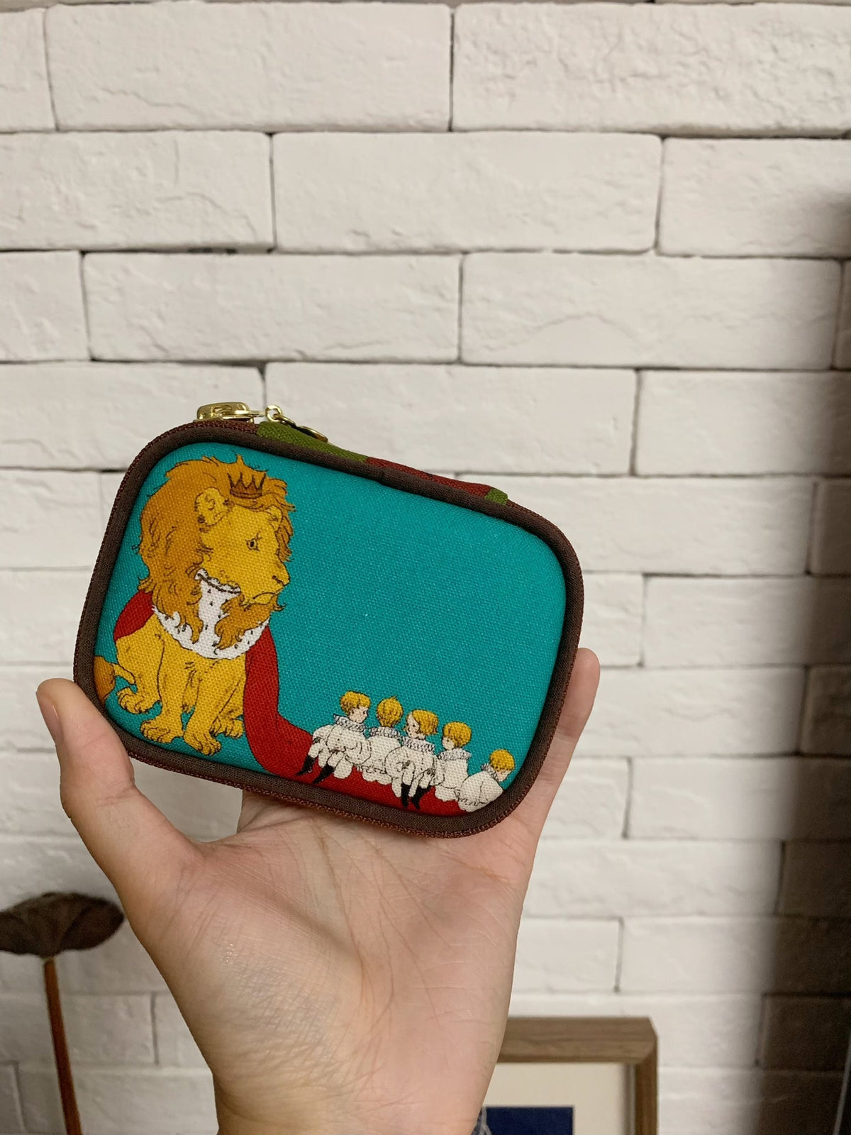 Book Pouch with Tapestry Design