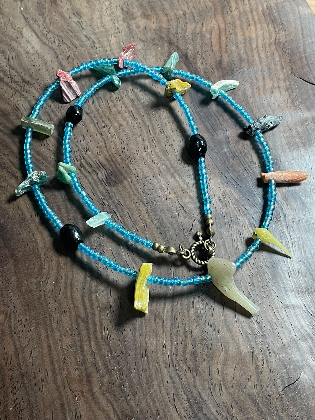 Ancient Roman Glass Bead Necklace