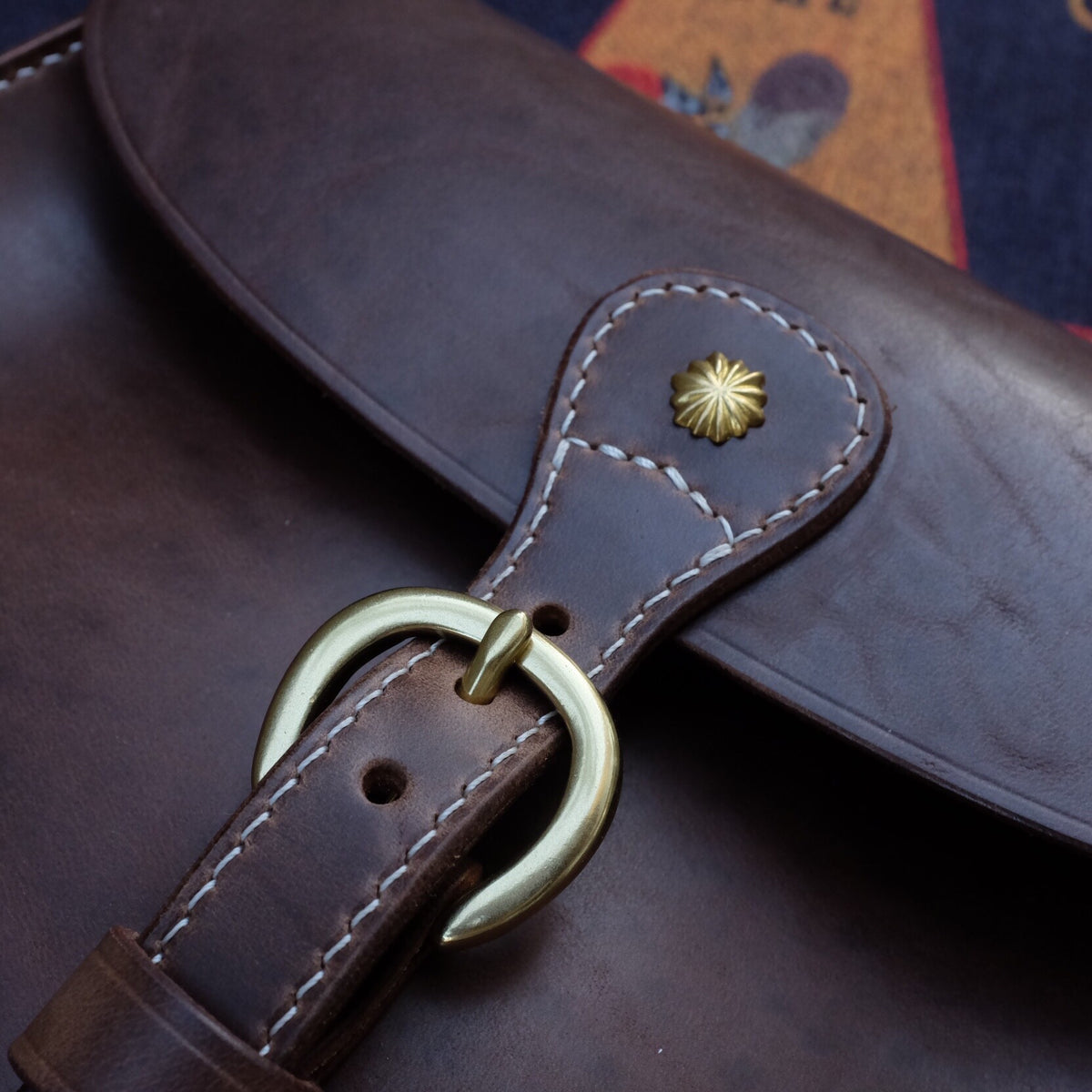 Horween CXL Leather Women Saddle Bag