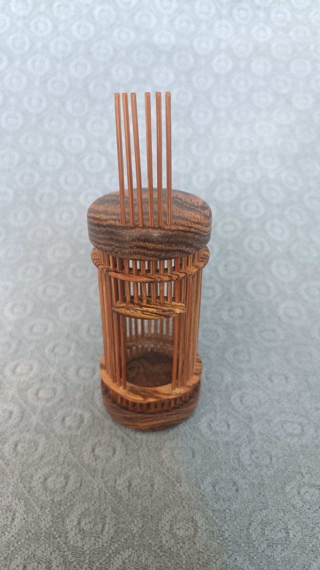 Bamboo Cricket Cage Sandalwood Cylinder