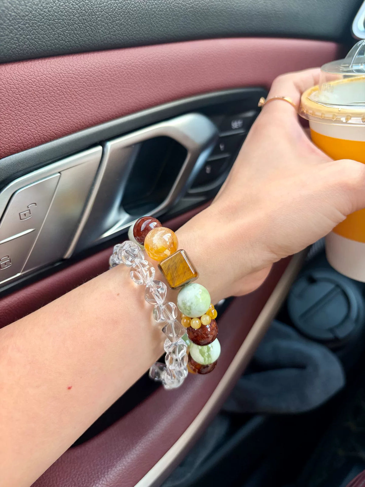 Natural Gemstone Beaded Bracelet