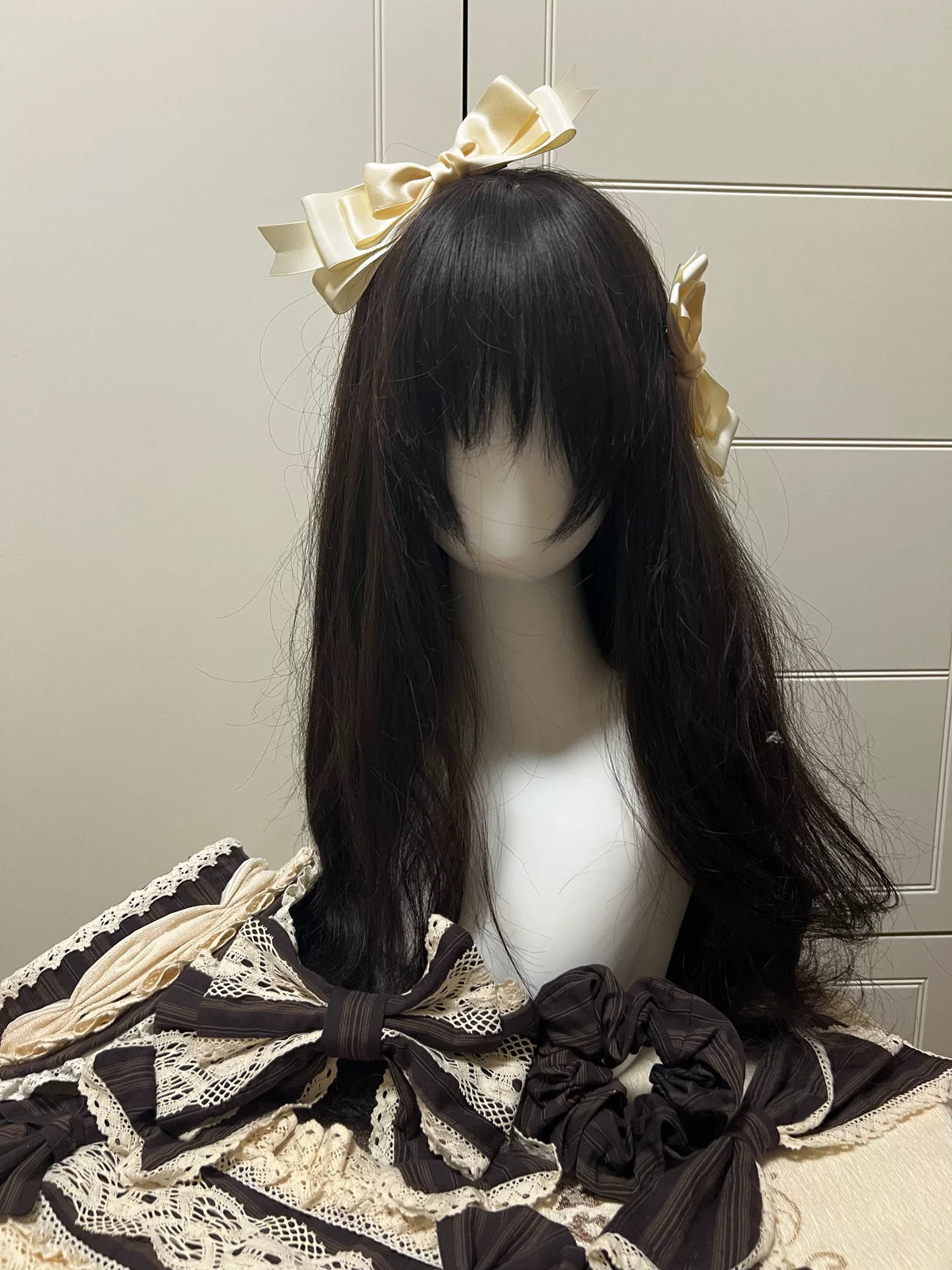Lolita Style Amber Heart Flat Hat