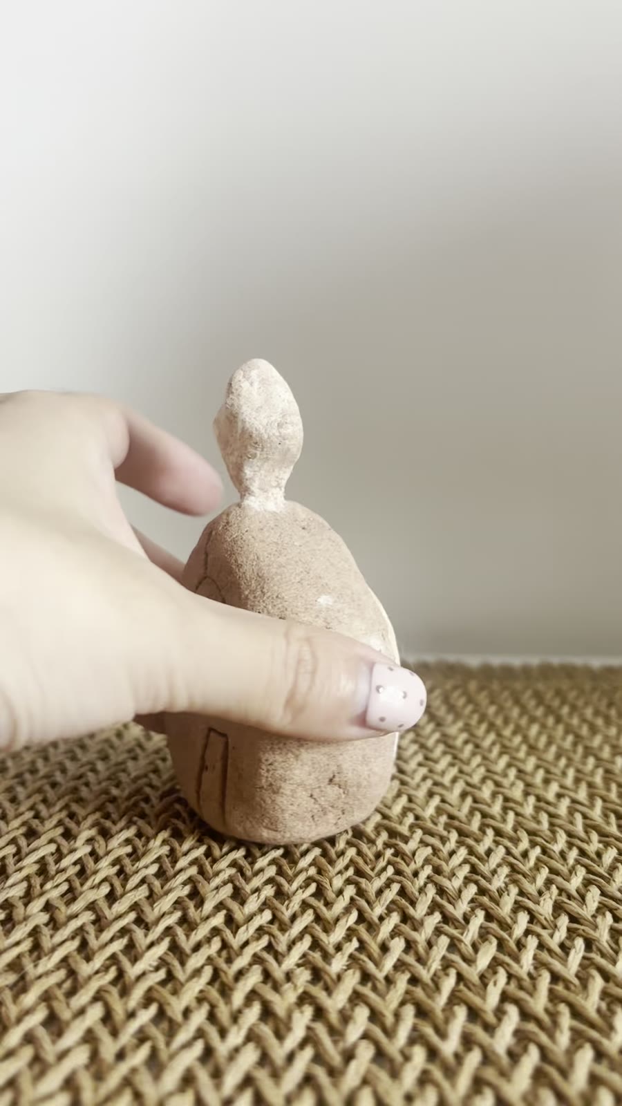 Handmade Clay Incense Holder House Mirror
