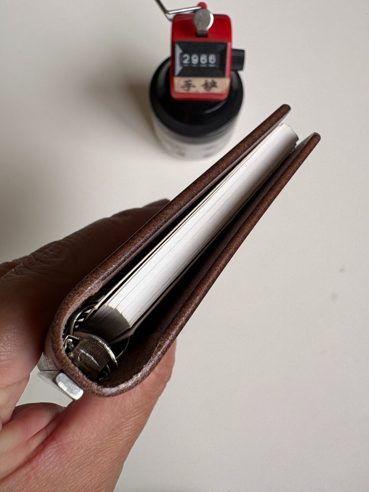 Handmade Buttero Leather M5 Binder Six Ring