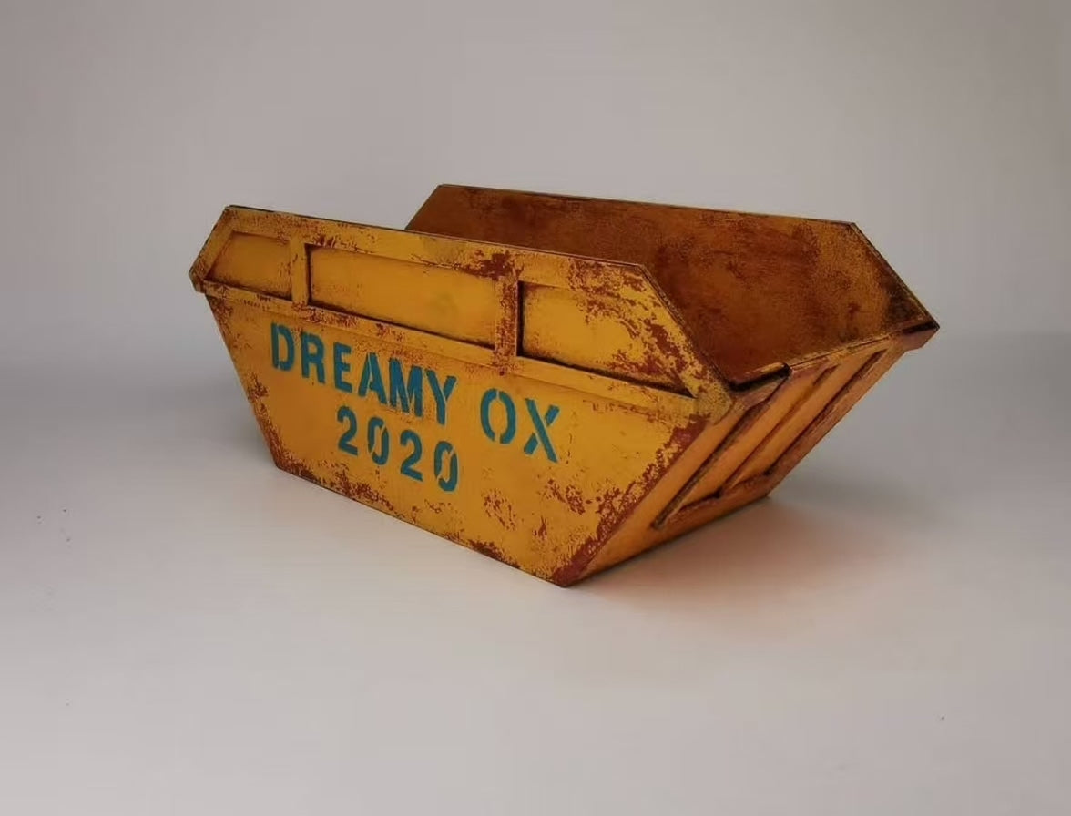 Weathered Dumpster Model for Dioramas