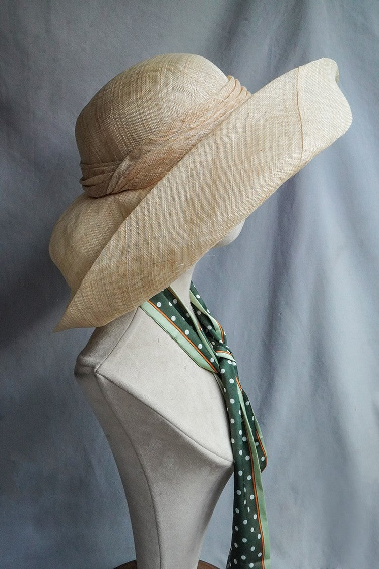 Wide Brim Philippine Linen Gauze Sun Hat