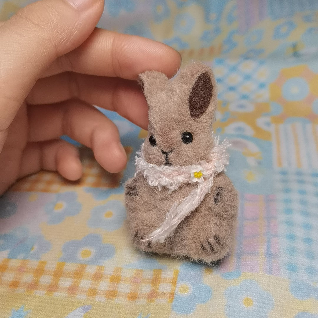 Handmade Mini Felt Rabbit Plush Toy