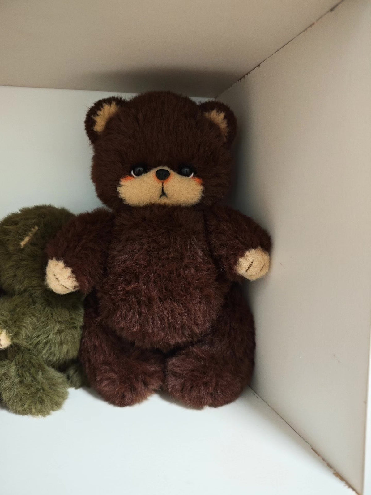 ハンドメイド ニットテディベアぬいぐるみ 22cm