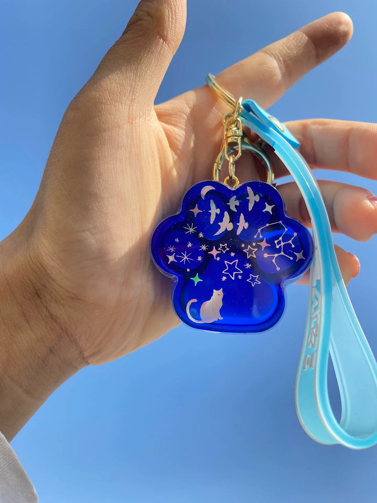 Hars Kattenpenhanger Blauw Celestial