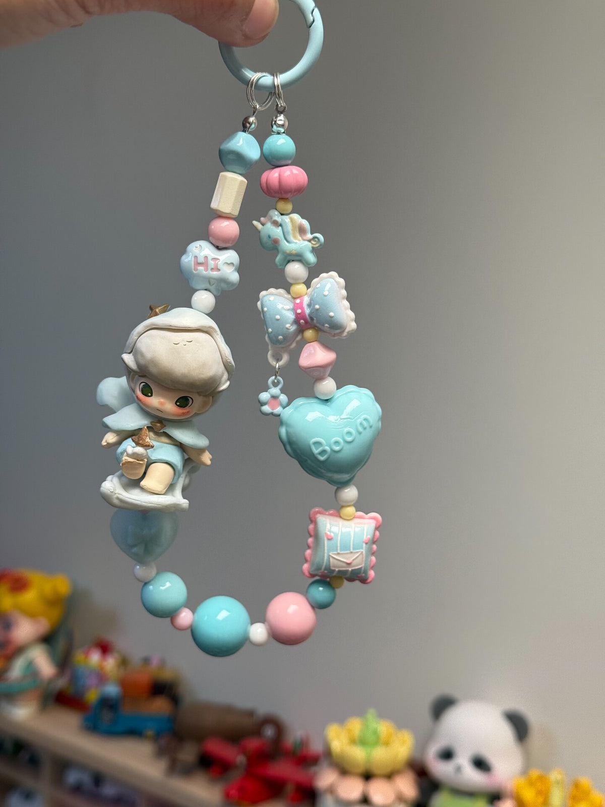 Dimoo Week 8 Unlock Time Beaded Phone Strap Charm