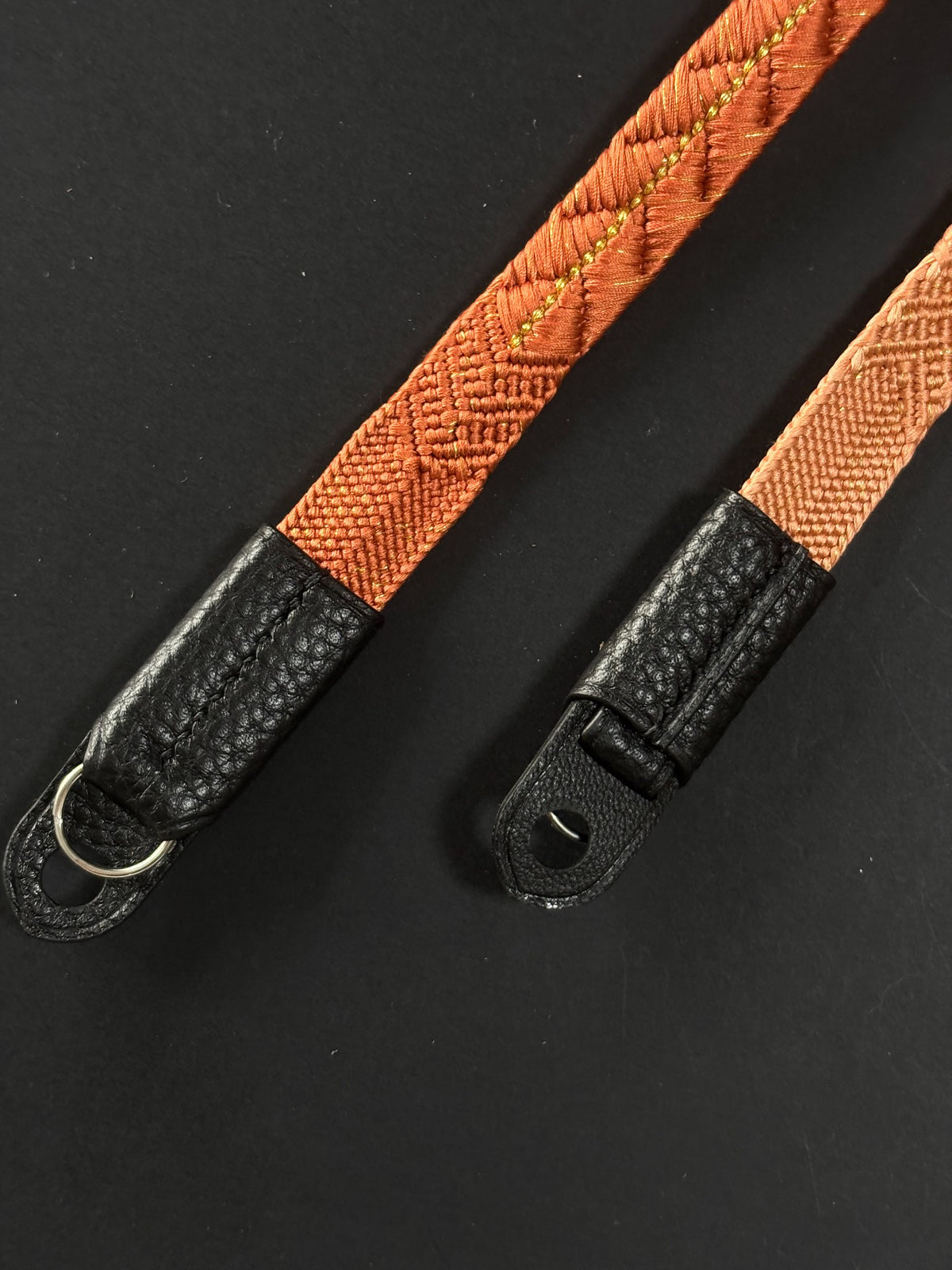 Silk Camera Strap Light Orange