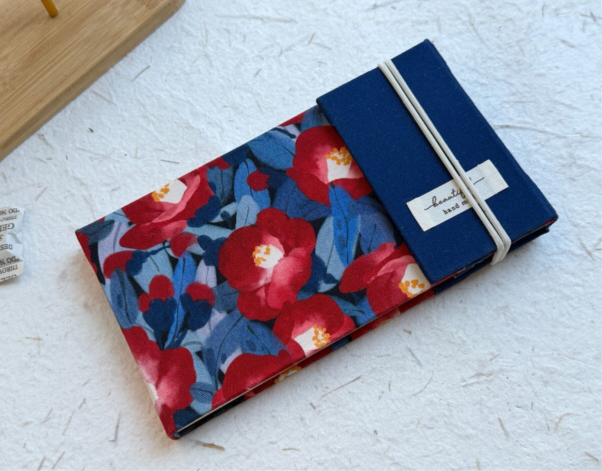 Handmade Camellia Watercolor Notebook 300gsm