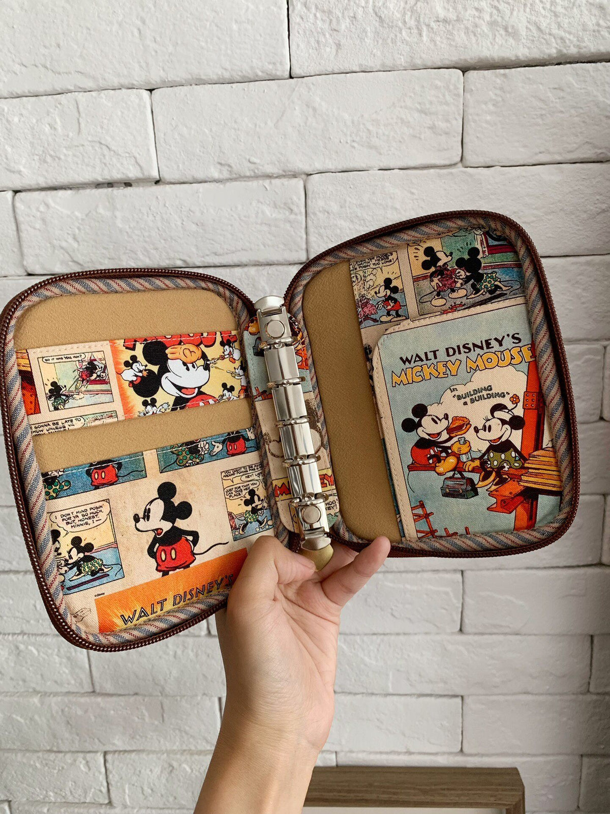 Mickey Mouse Comic Canvas Pouch