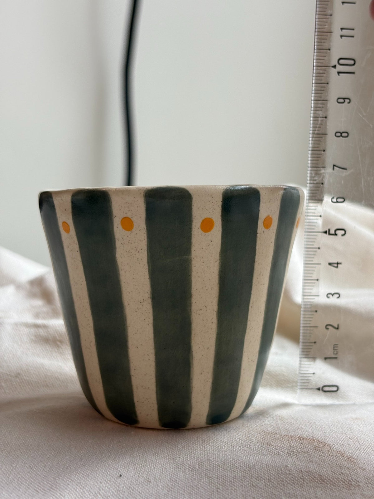 Hand Pinched Tulip Ceramic Cup 140ml