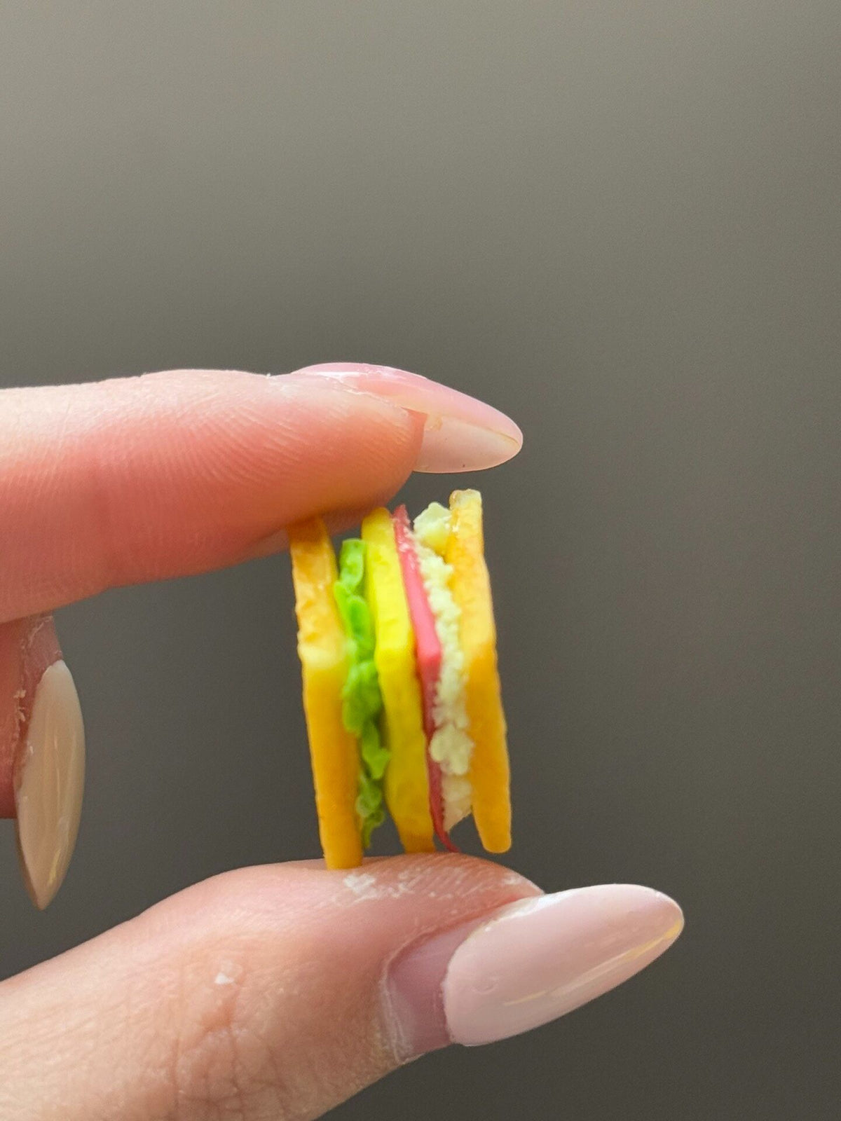 Miniature Sandwich Replica Polymer Clay Art