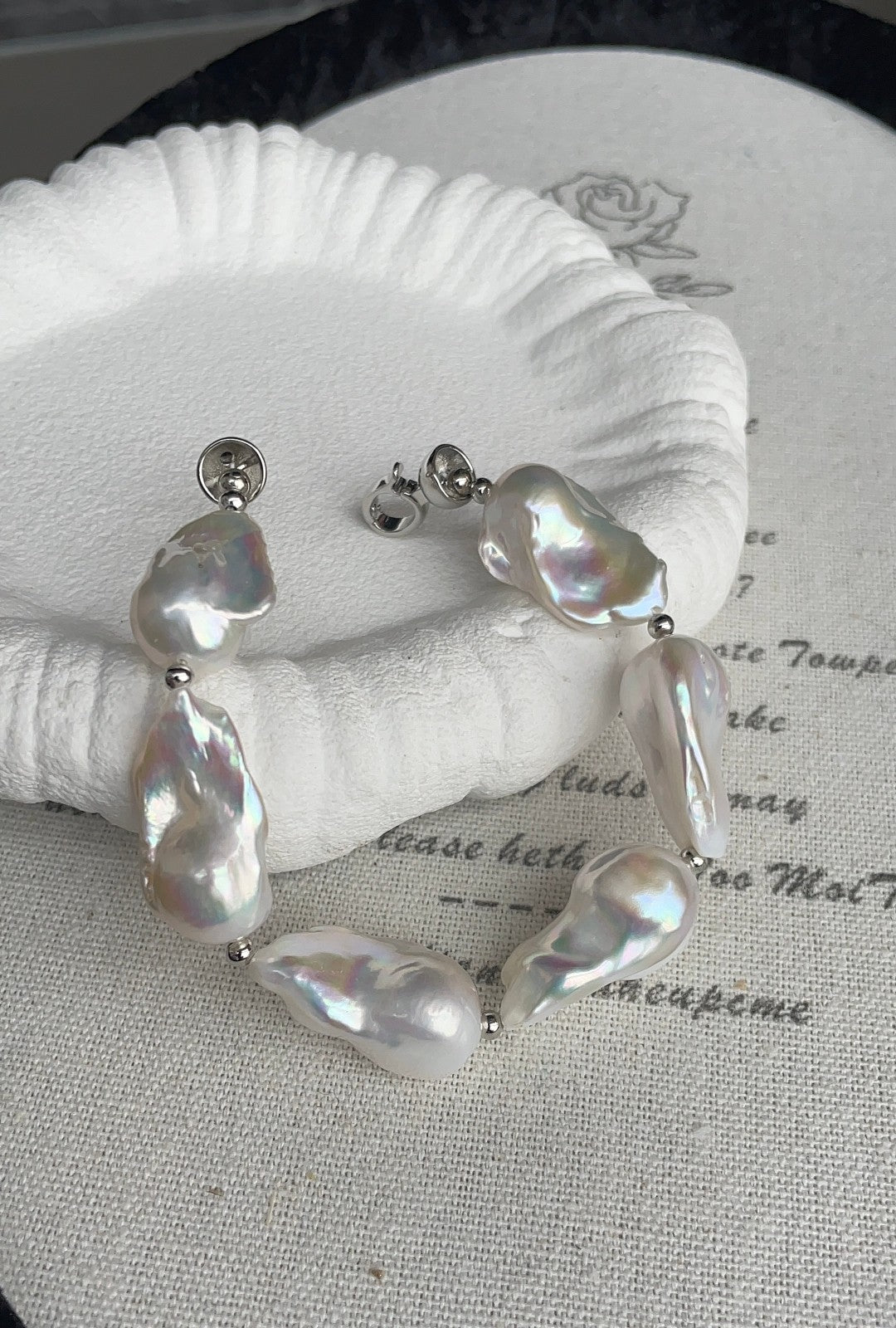 バロック淡水パール ブレスレット