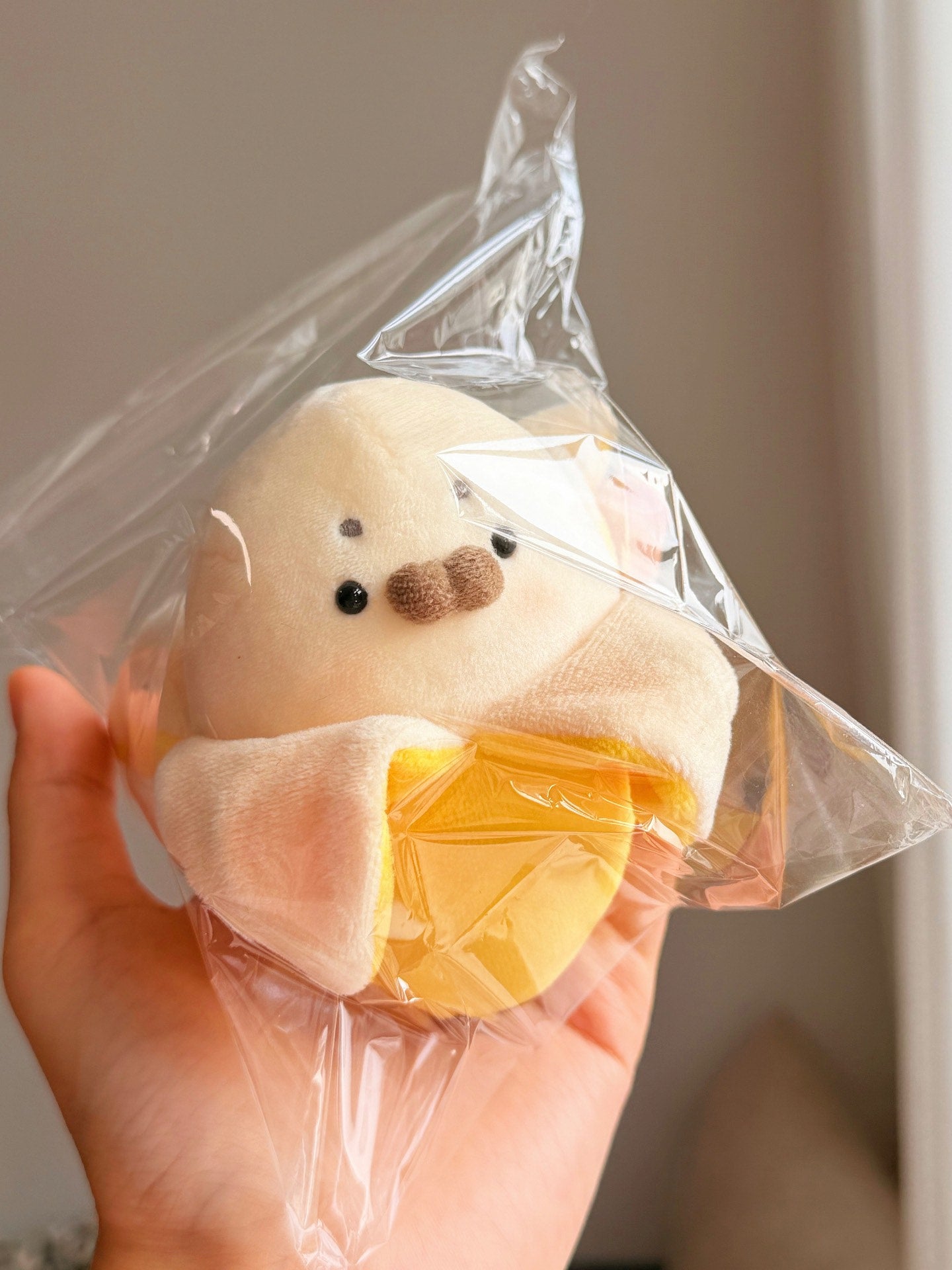 Banana Seal Plush Toy Keychain