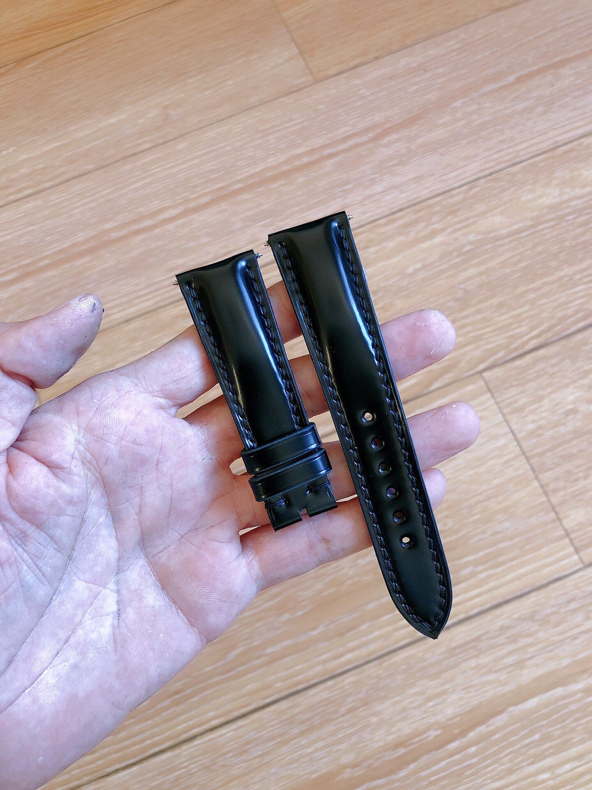 Handcrafted Japanese Horsehide Watch Strap