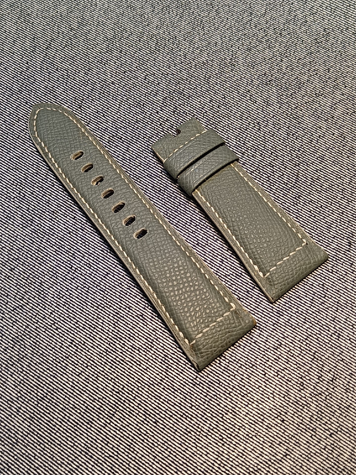 Epsom Leather Watch Strap 26mm to 22mm