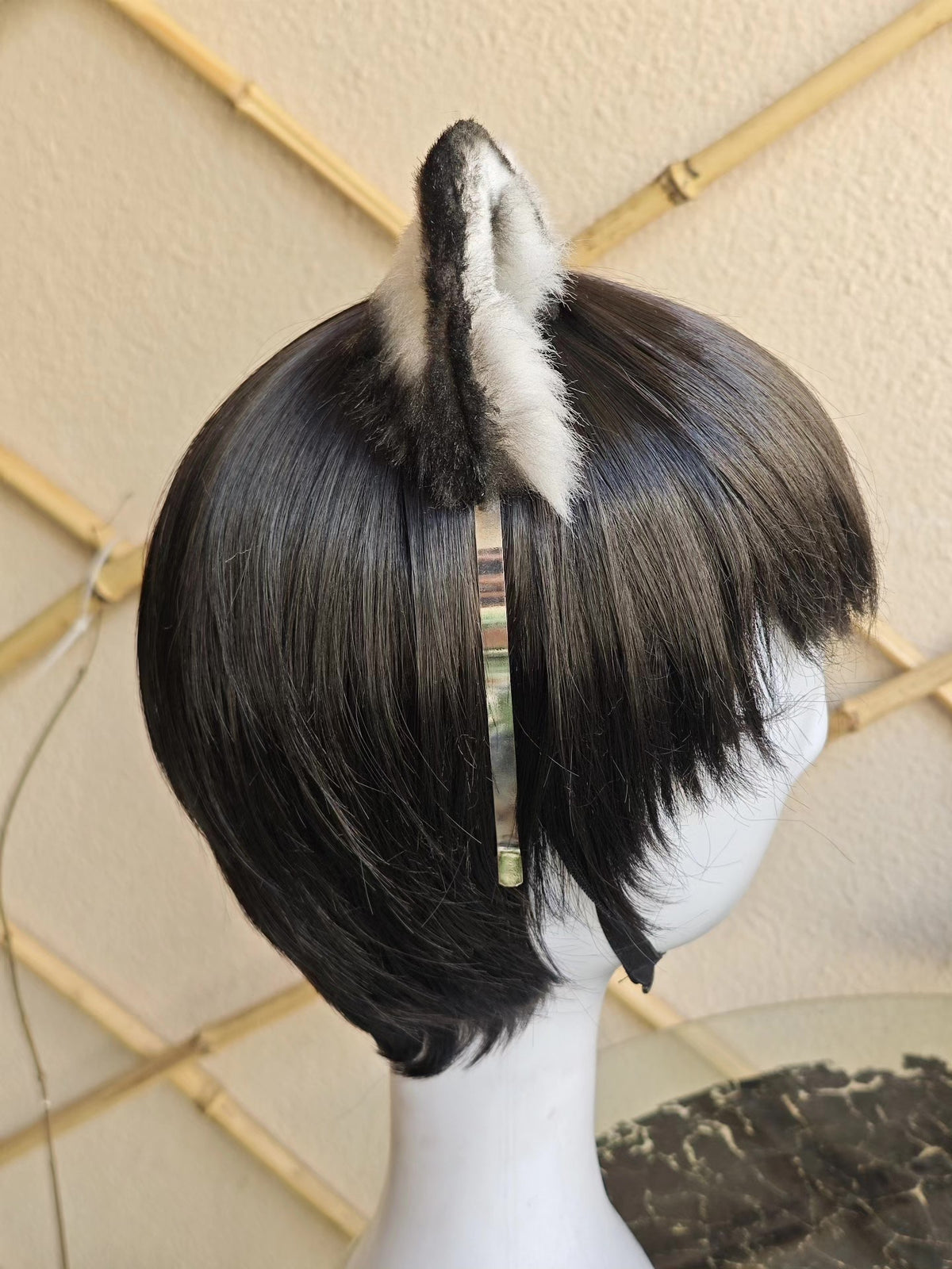 Realistic Snow Leopard Faux Fur Cosplay Ears