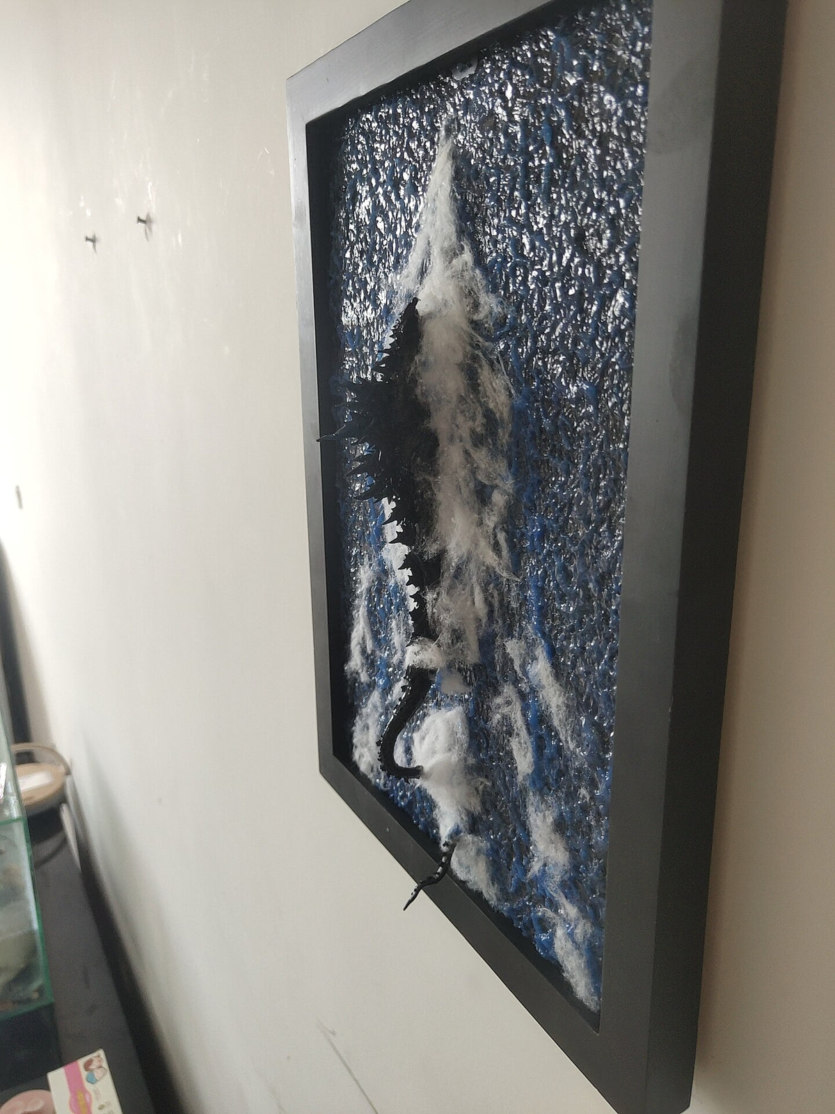 Godzilla Handmade Diorama Shadow Box Art