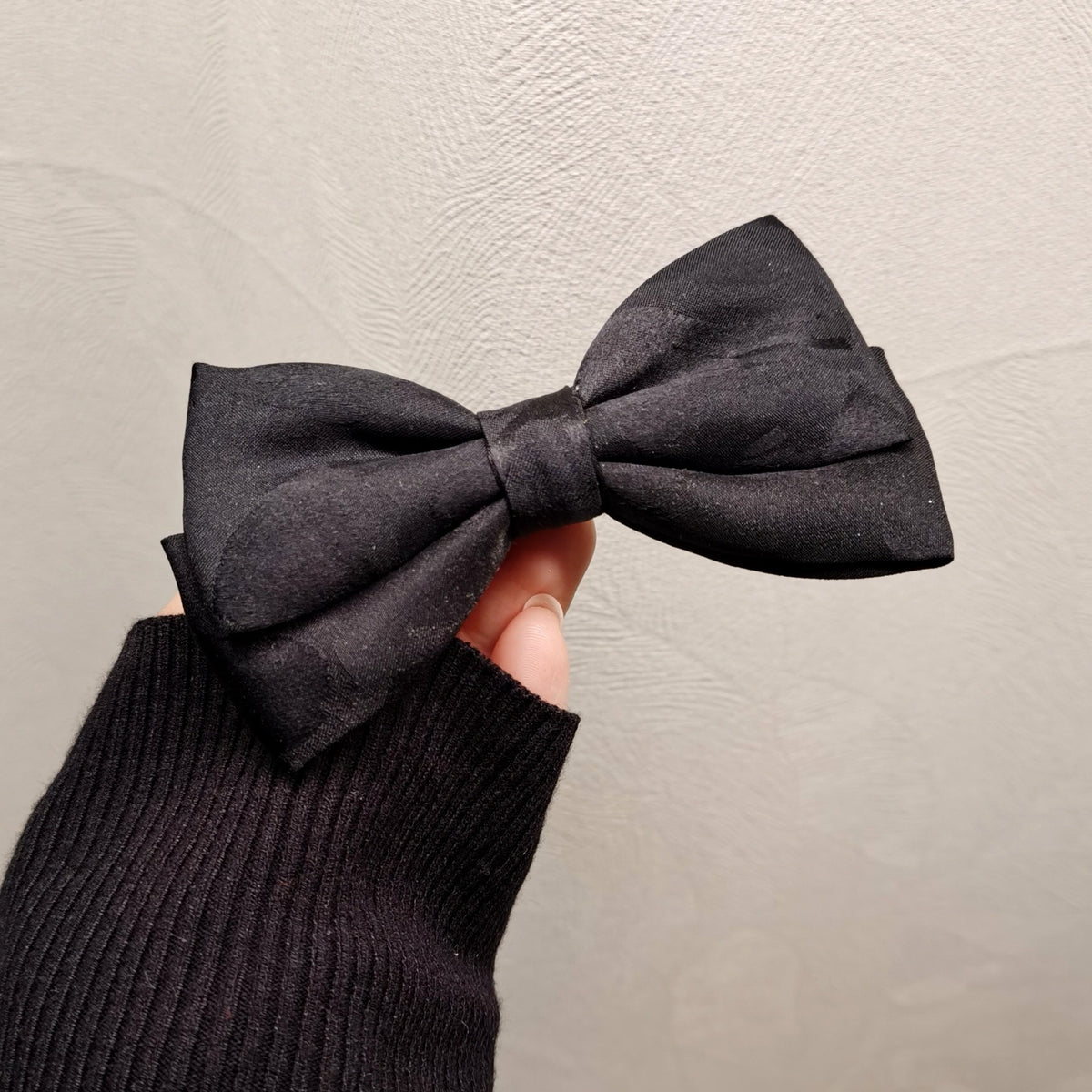 Pure Silk Bow Hair Clips Set