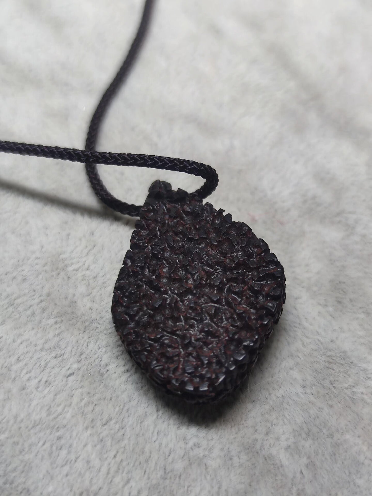 Red Sandalwood Baroque Pearl Pendant