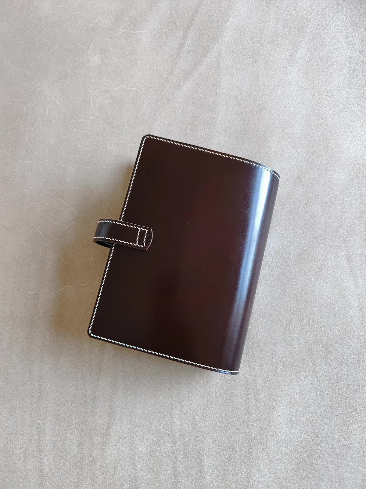 A6 Horsehide Leather Bifold Notebook