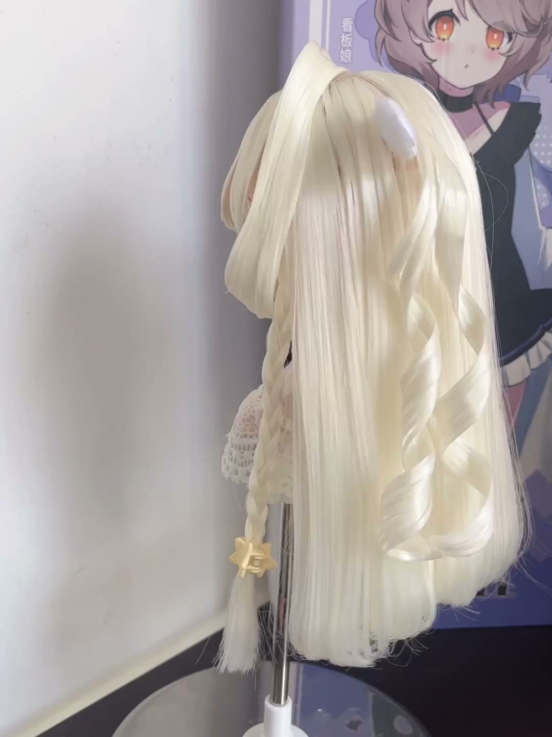 Anime Doll Wig Platinum Blonde