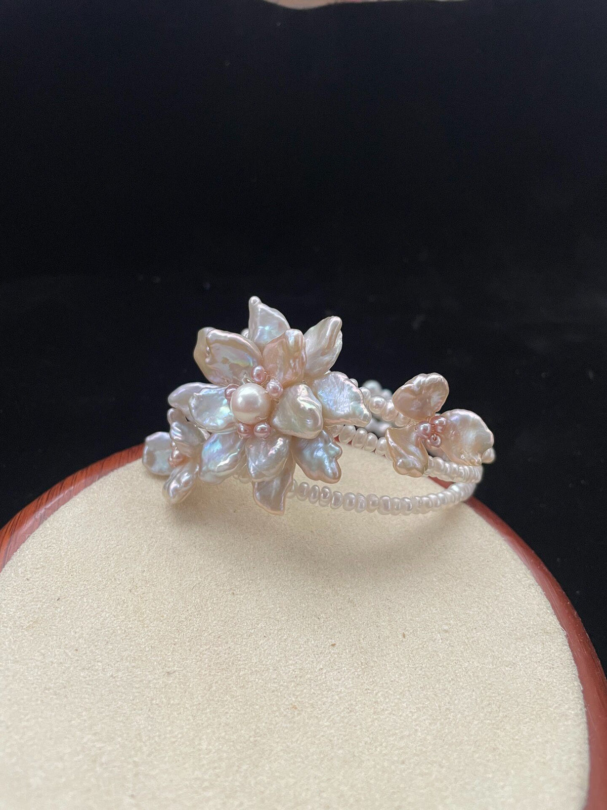 Baroque Pearl Floral DIY Bracelet