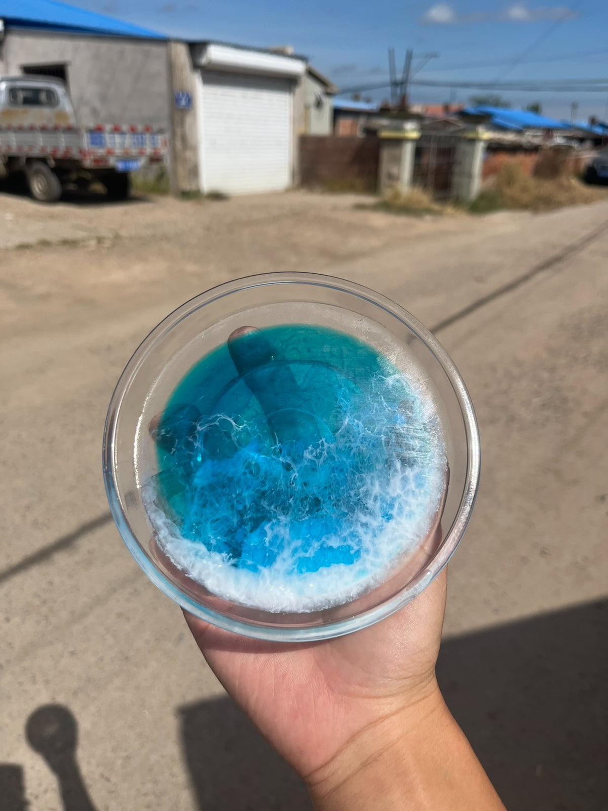 Ocean Wave Resin Coaster Set