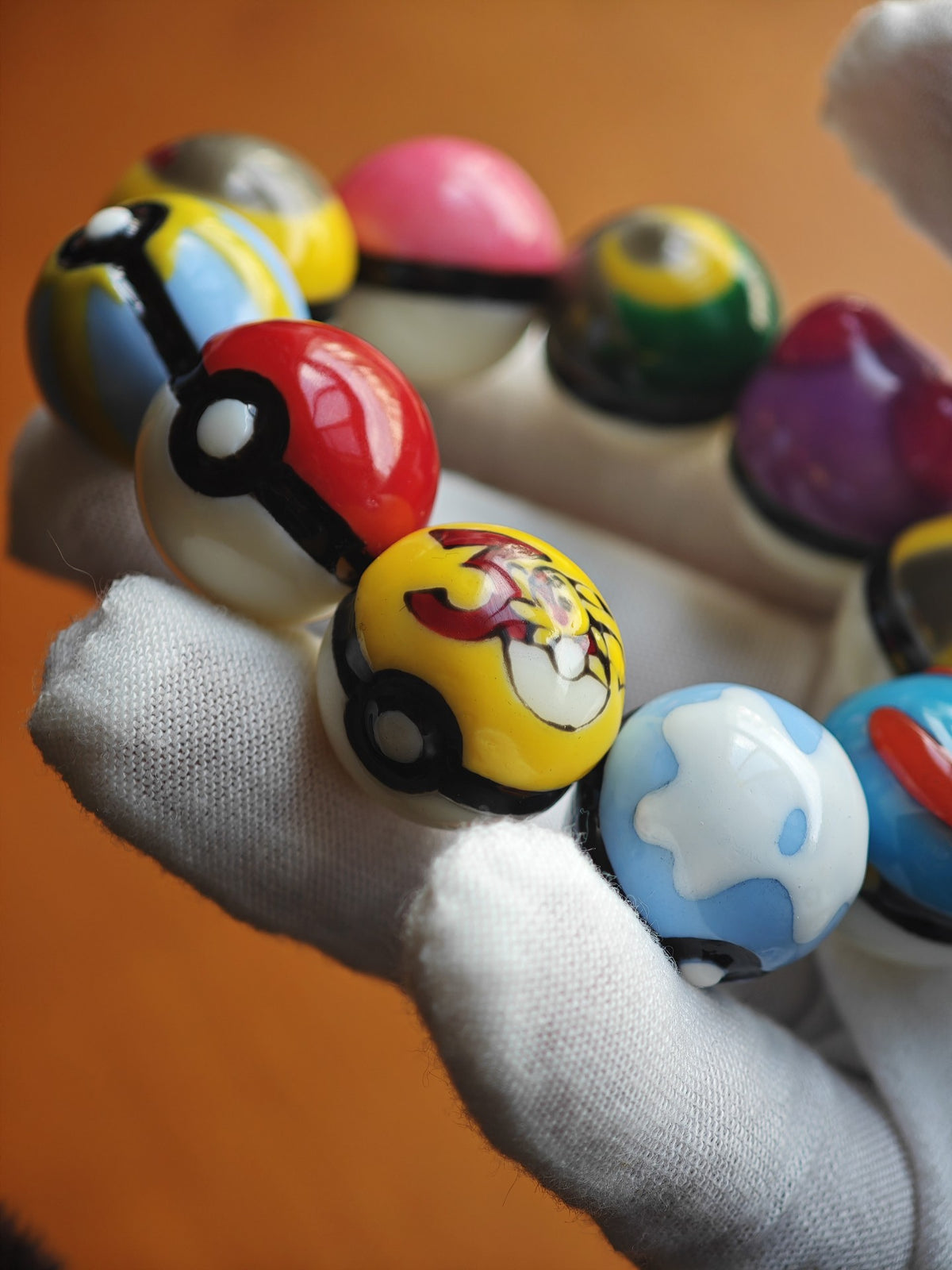 Bracciale in perline di resina Poké Ball Pokémon