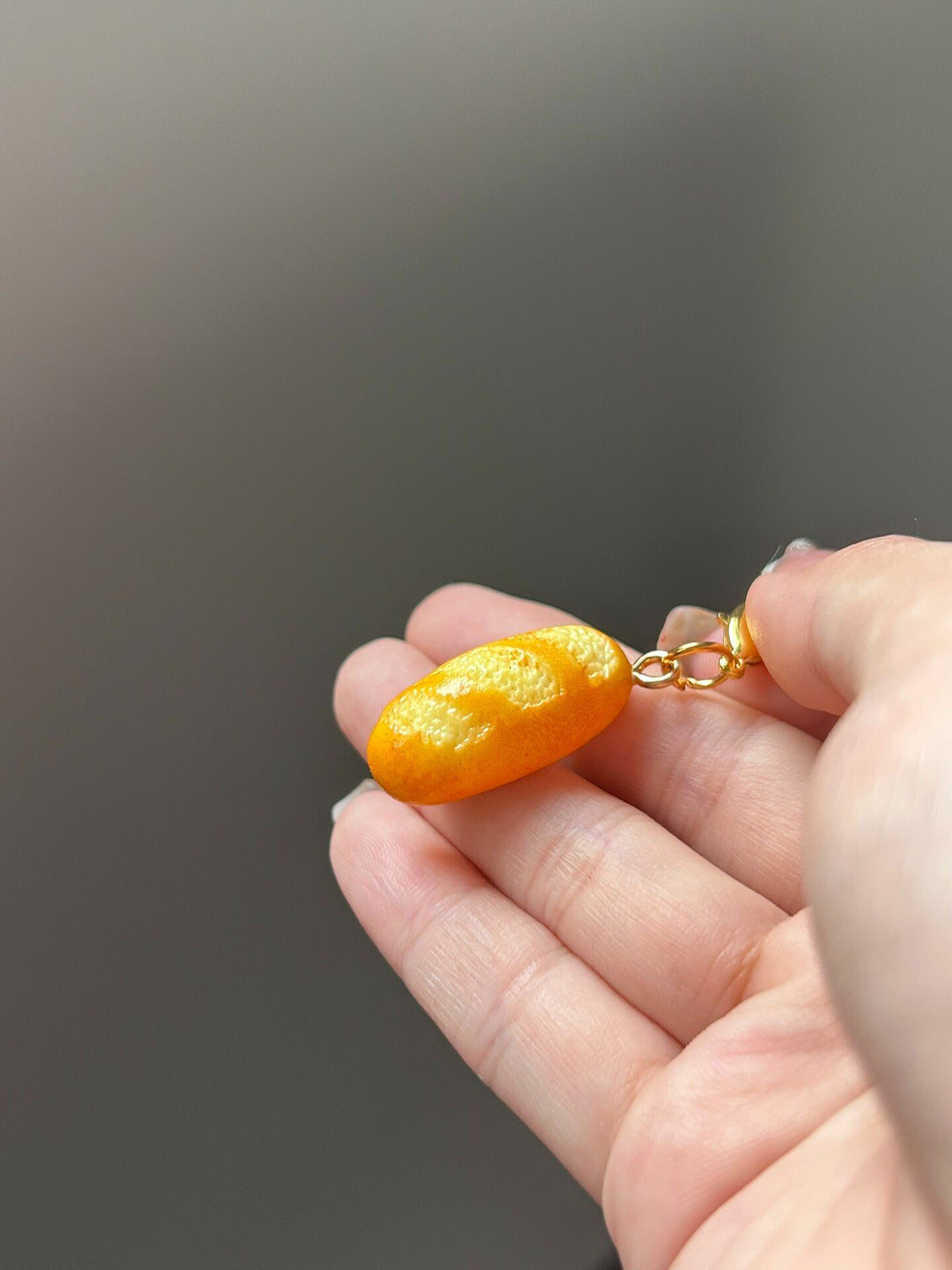 Miniature Baguette Charm Cosmos Clay