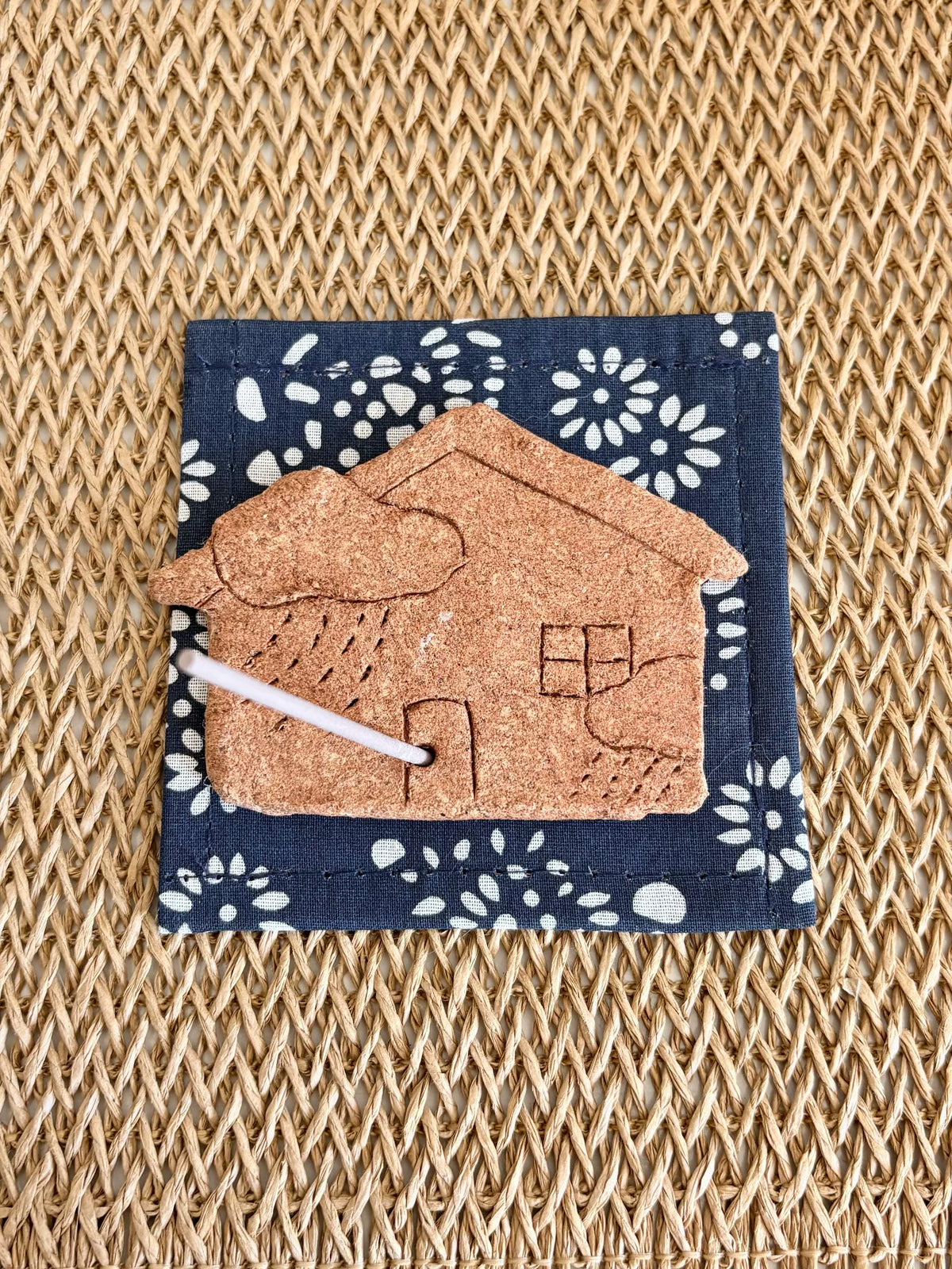 Rock Clay House Incense Holder Decorative Ornament