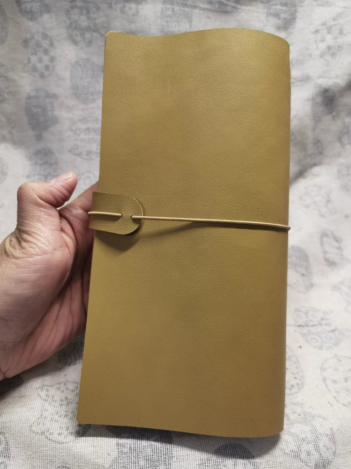 Couverture de carnet en cuir véritable style Traveler's Notebook taille standard