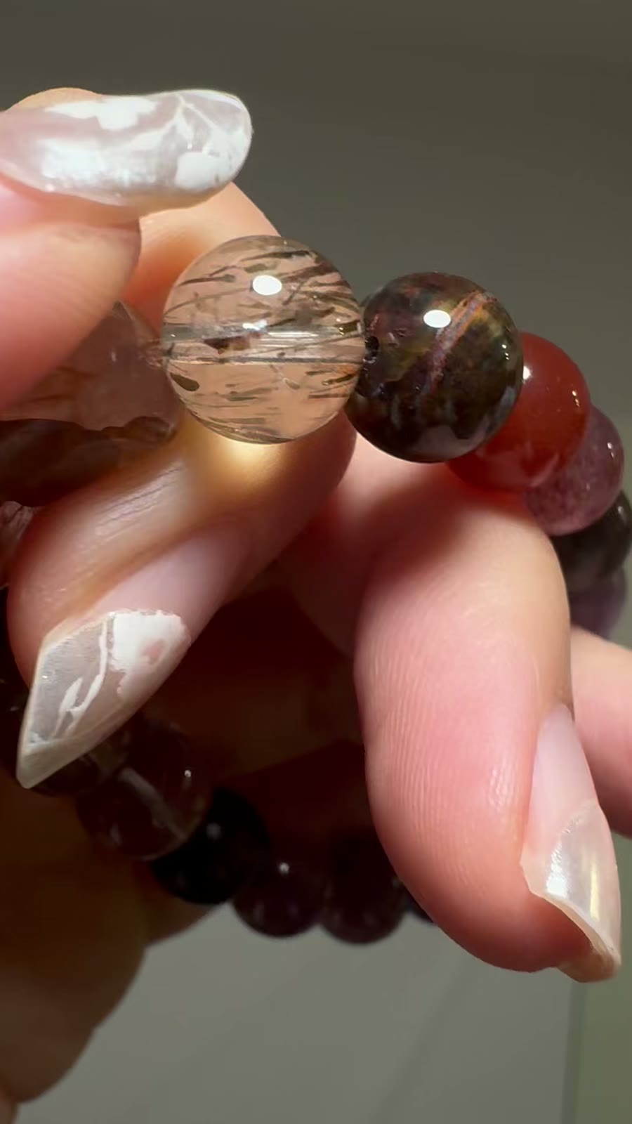 Amethyst Multi Gemstone Crystal Bracelet 10mm