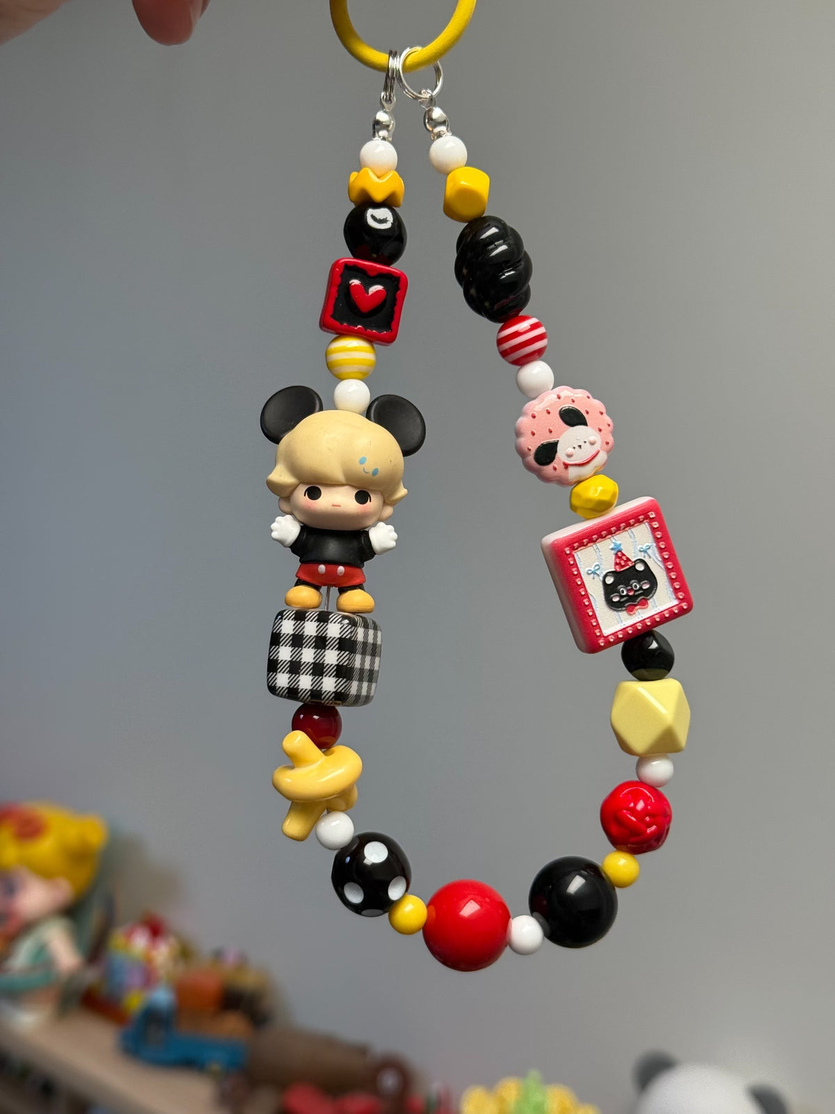 Mickey Dimoo Phone Chain Keychain Charm