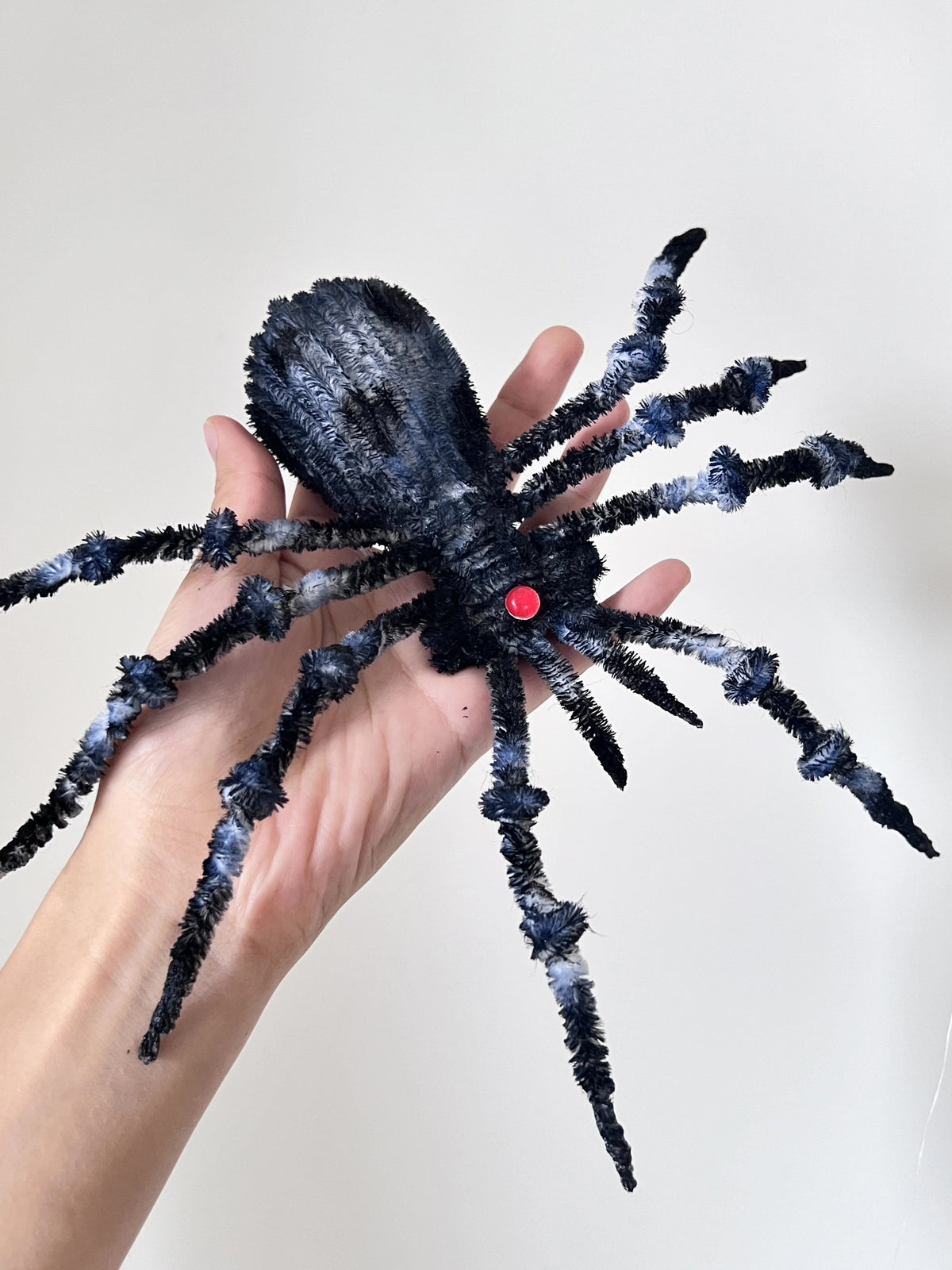 Chenille Stem Spider Plush Dark Fantasy Toy