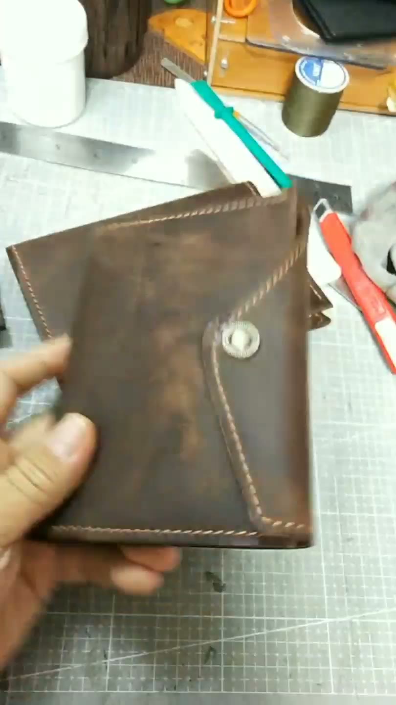 Crazy Horse Leder A7 Notizbuchcover