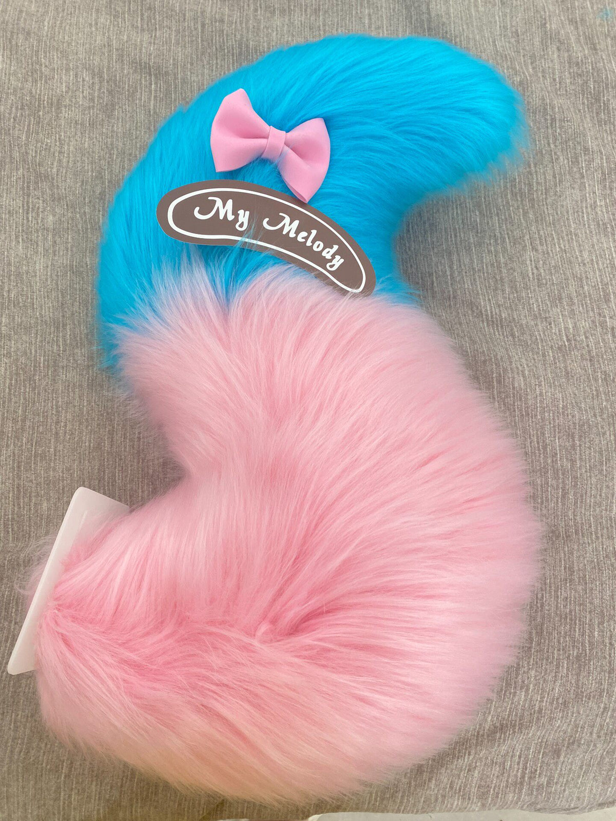 My Melody Cosplay Tail Pink Blue Gradient